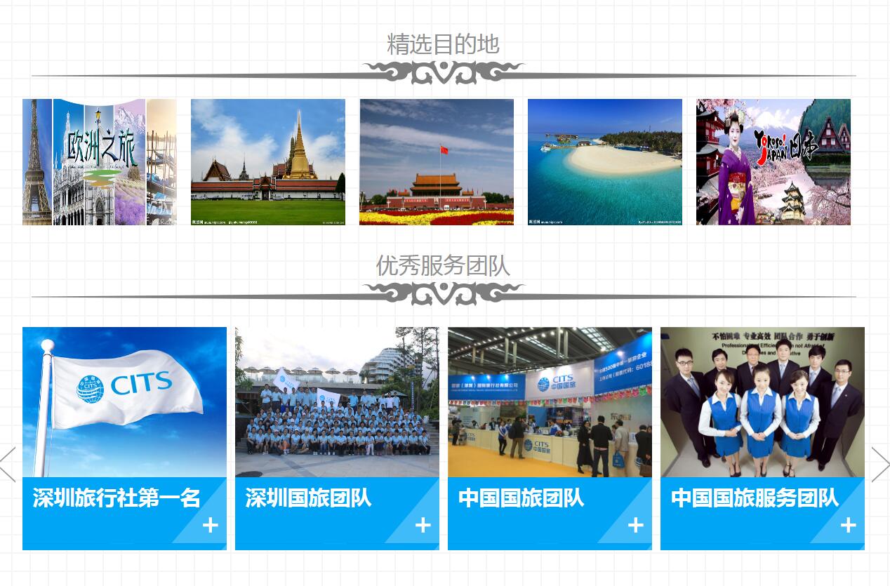 中國國旅（深圳）公司案例——廣州企業網站建設